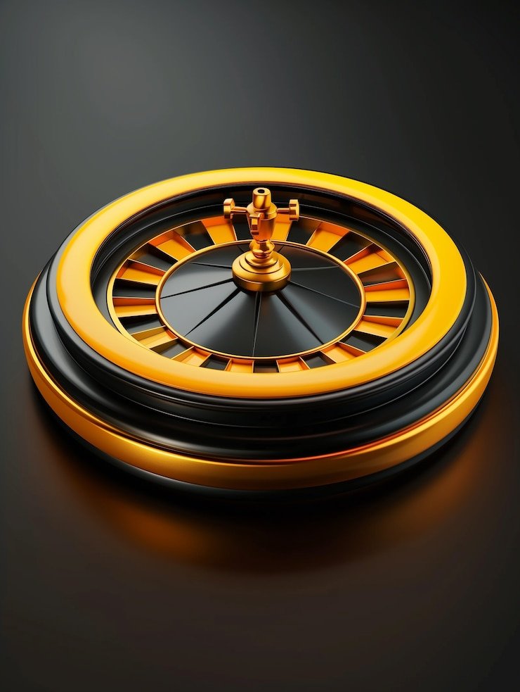 Roda Mega Wheel dengan segmen taruhan yang berbeda
